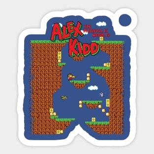 Alex Kidd In Miracle World Sticker